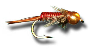Copper John Tungsten Bead Red #18 (Single)
