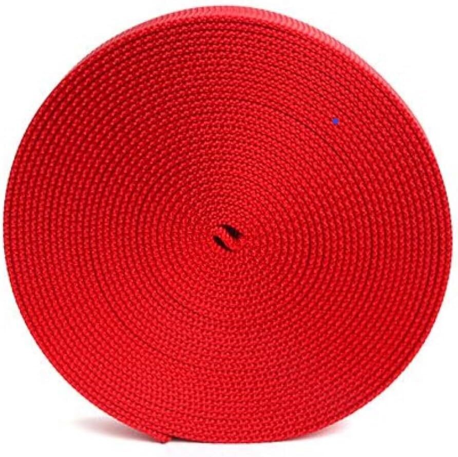 Cypher Webbing Tubular Nylon Red 11/16&quot; 30 ft.