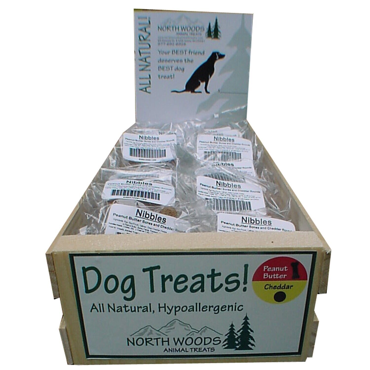 Dog Treat 3 Pack Pea/Cheddar 50/DS single