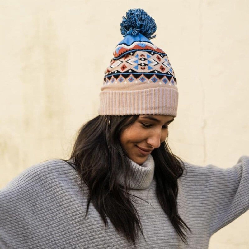 Fairisle Pom Beanie