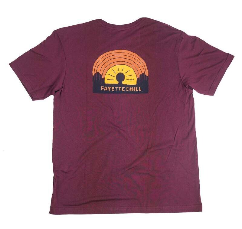Fayettechill Petroglyphic T-Shirt Dark Currant (DKCRT) L