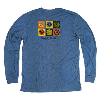 Fayettechill Relics Long-Sleeved T-Shirt Heather Glass Blue (HTGLS) XL