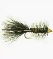 Flash-a-Bugger Black/Olive #10 (Single)