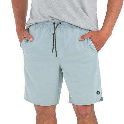Free Fly M&#39;s Lined Swell Shorts Blue Current S