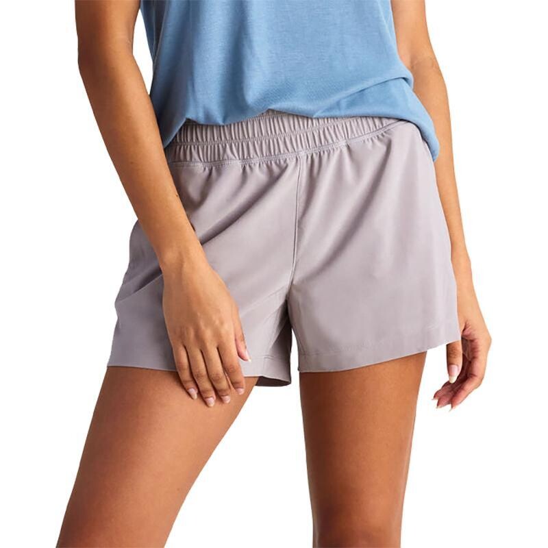 Free Fly W&#39;s Pull-On Breeze Shorts Silver Stone XL