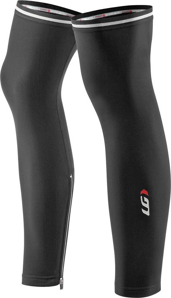 Garneau Zip Leg Warmer 2: Pair~ Black~ LG