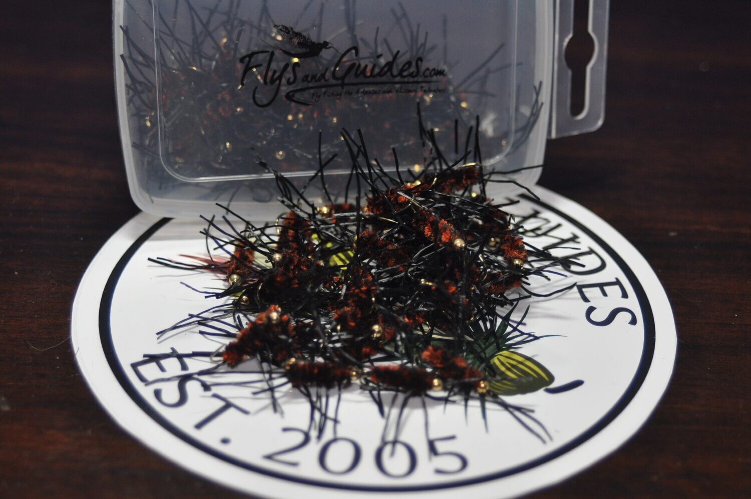 Girdle Bug Stone Fly Black/Orange #10 (Single)