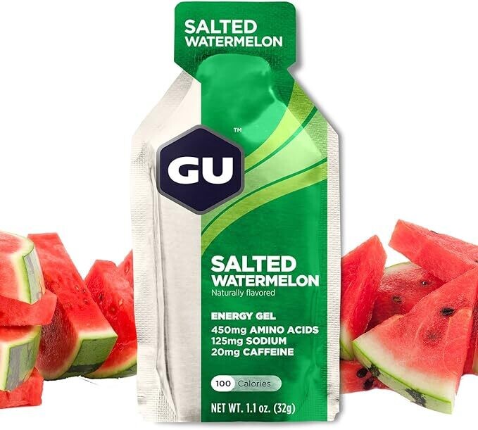 GU Energy Gel: Salted Watermelon, Box of 24 single