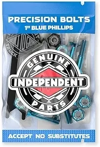 INDE CROSS BOLTS W/TOOL 1&quot; PHILLIPS BLK/BLUE 1set