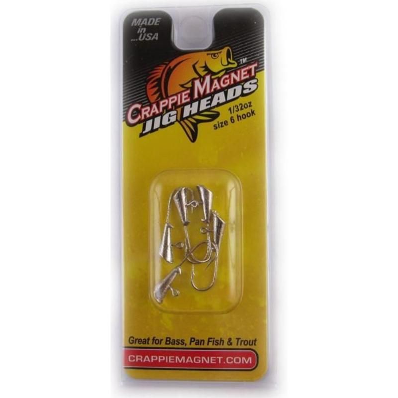 Mini Magnet - Jig Heads, 5 pc Nickle