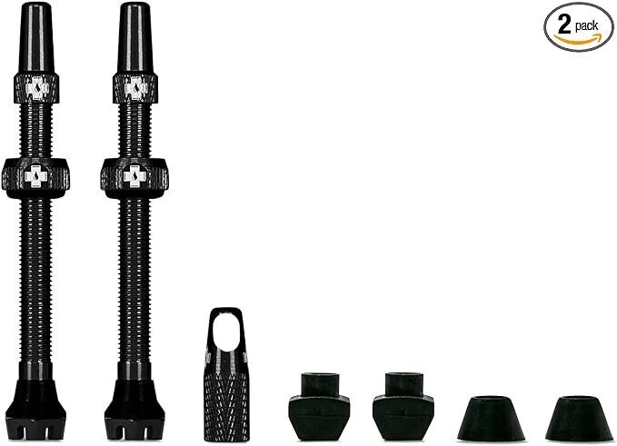 Muc-Off V2 Tubeless Valve Kit - Black 44mm Pair