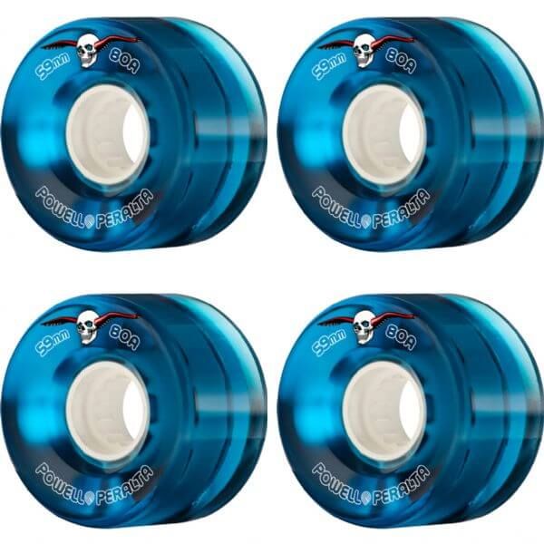 Wheels - PWL/P CLEAR CRUISER 59mm 80a BLUE - 4pak