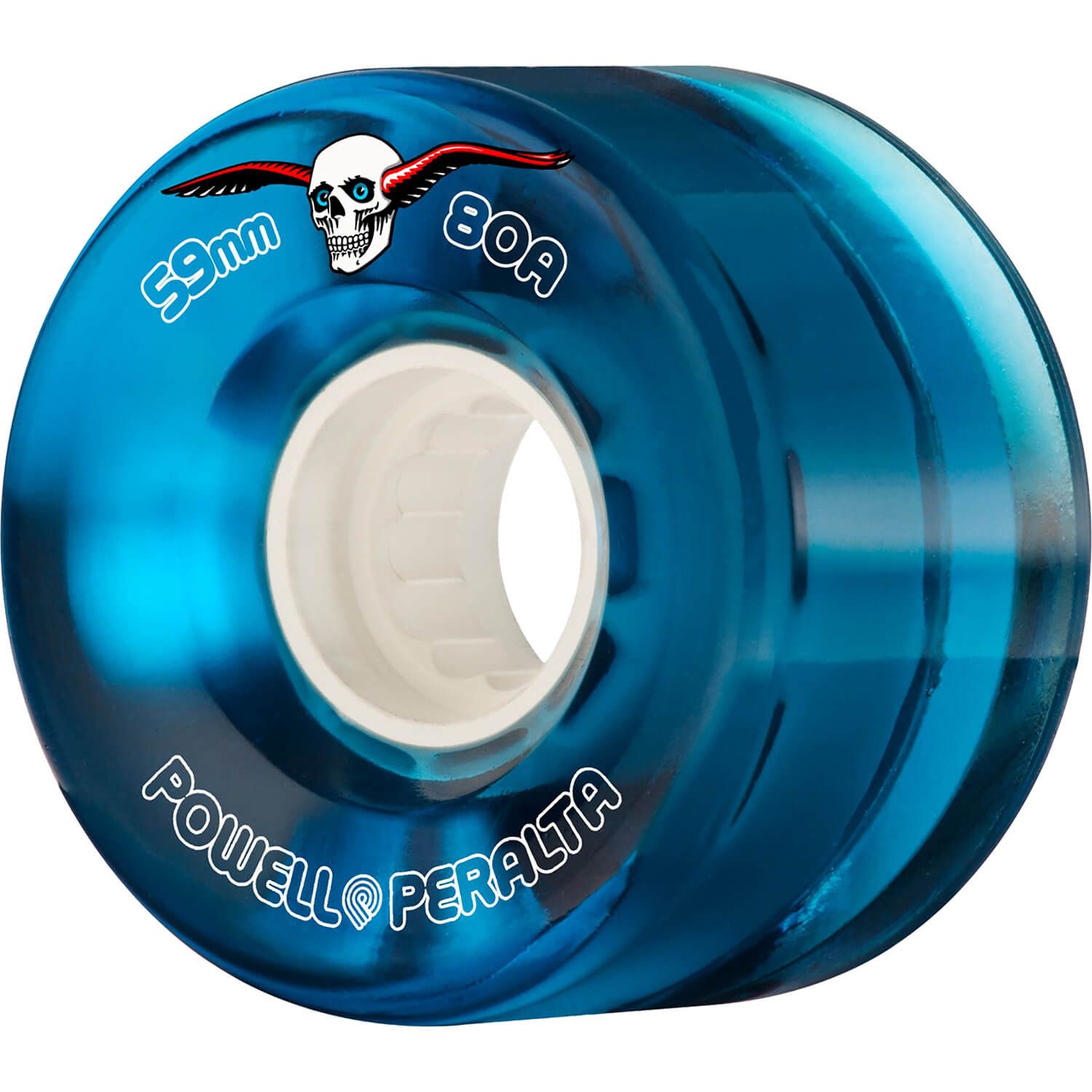 Wheels - PWL/P CLEAR CRUISER 59mm 80a BLUE - single