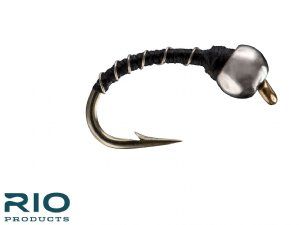 Tungsten Zebra Midge Black SB #20 single