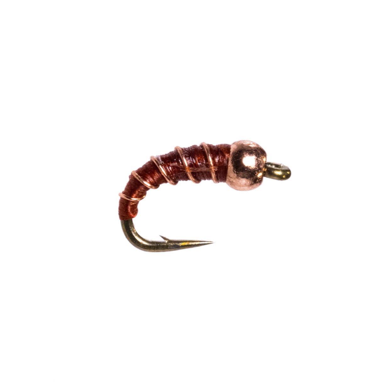 Tungsten Zebra Midge Rusty Brown #20 single