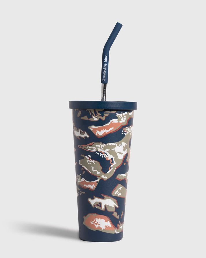 UBB lakeside camo insulated steele tumbler 24oz