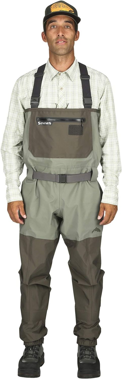 Simms M&#39;s Freestone Waders - Stockingfoot Dark Gunmetal XL 12-13