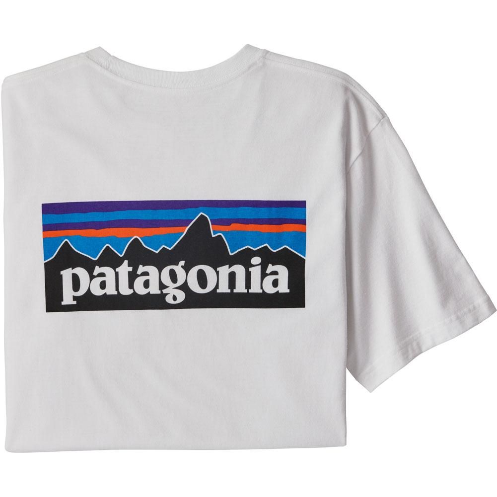 Patagonia W&#39;s P-6 Logo Organic Crew T-Shirt White (WHI) S