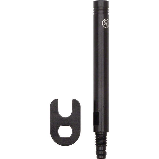 Problem Solvers Presta Valve Extender: Removable Core 30mm Black