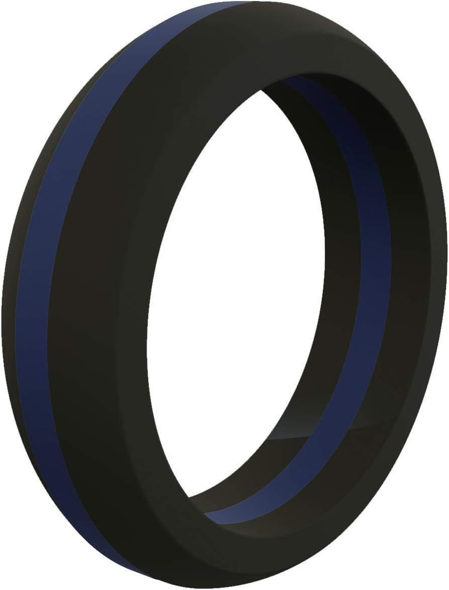 Qalo - Womens, Blue Thin Line, 4