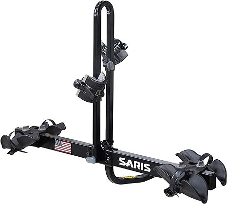 Saris Freedom Hitch Rack: 2 Bike, Universal Hitch, Black
