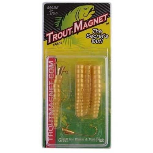 Trout Magnet 9pc Pack Mealworm Gold