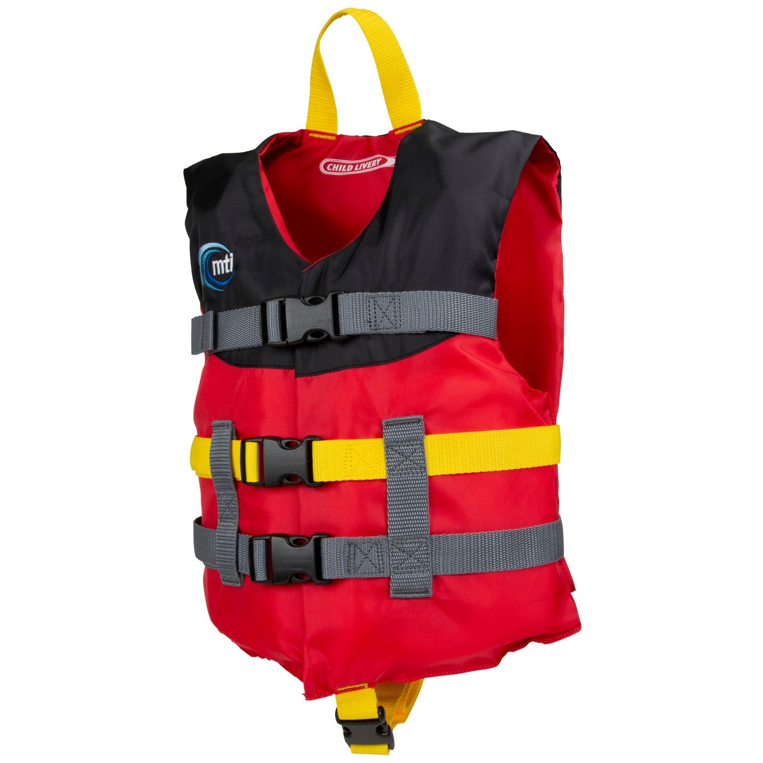 MTI Livery Life Jacket Red/Charcoal XS/S