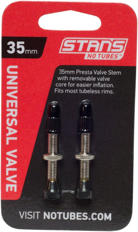 Stan&#39;s NoTubes Brass Valve Stems - 35mm Pair