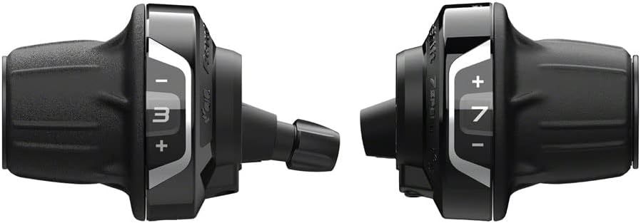 Shimano Tourney SL-RV400 Revoshift Twist Shifter Set - 3x7 Speed