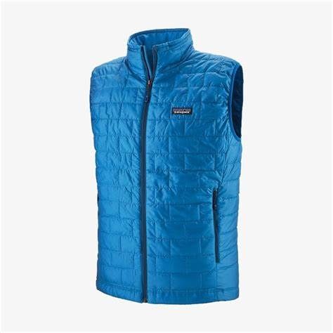 Patagonia M&#39;s Nano Puff Vest Andes Blue w/Andes Blue (ADAB) M