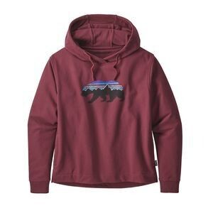 Patagonia W&#39;s Fitz Roy Bear Uprisal Hoody, Color: Rocky Red (RORD), Size: XS