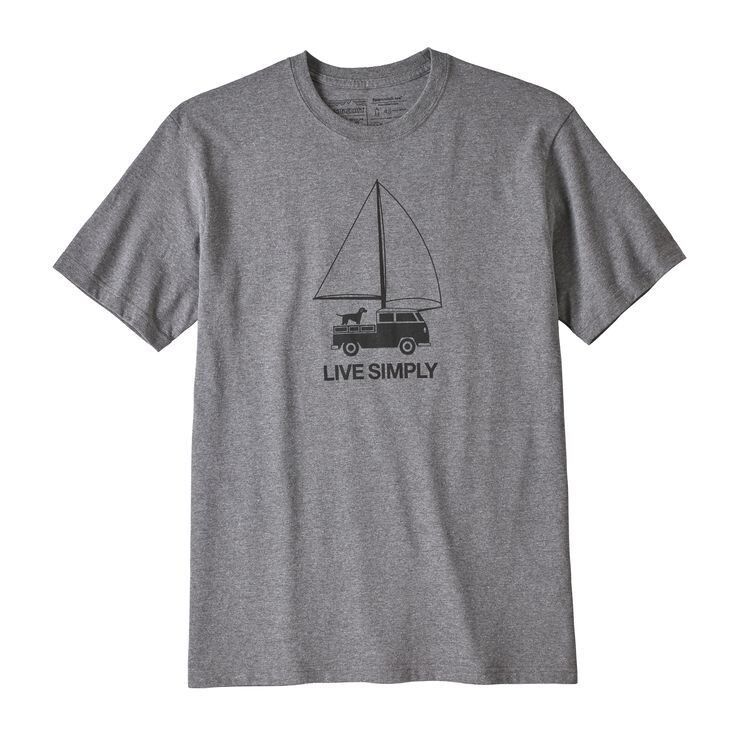 M&#39;s Patagonia LIve Simply Wind Powered Responsibili-Tee