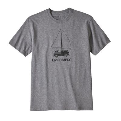 M&#39;s Patagonia LIve Simply Wind Powered Responsibili-Tee