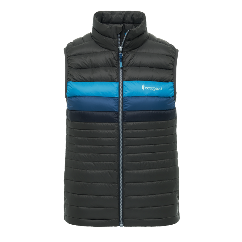 Cotopaxi W&#39;s Fuego Down Vest Iron Stripes XL