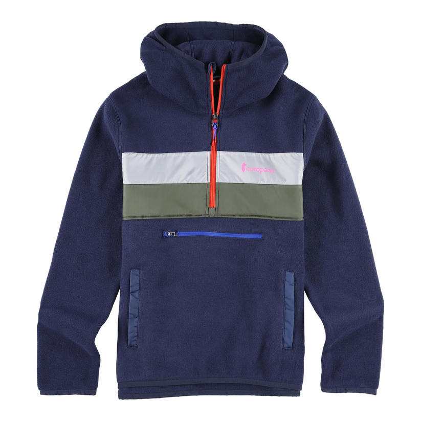 Cotopaxi W&#39;s Recycled Teca Fleece Hooded Half-Zip Jacket Star Gazing L