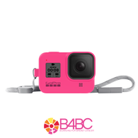 GoPro Sleeve + Lanyard (HERO8 Black) Electric Pink