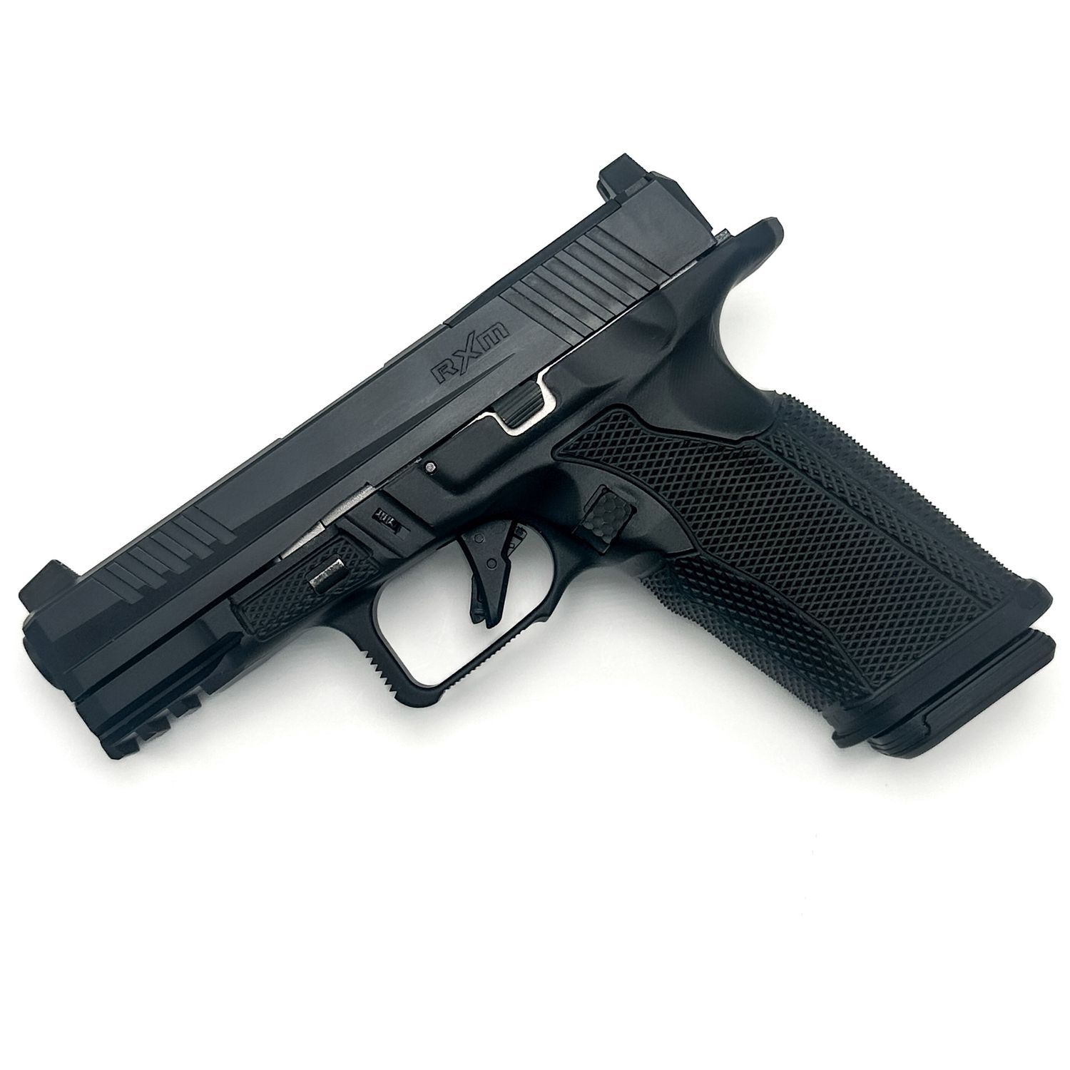 ACE “X” Grip compatible with the Ruger® RXM, Coating Type: Matte Black [Ano Type 2 Class3]