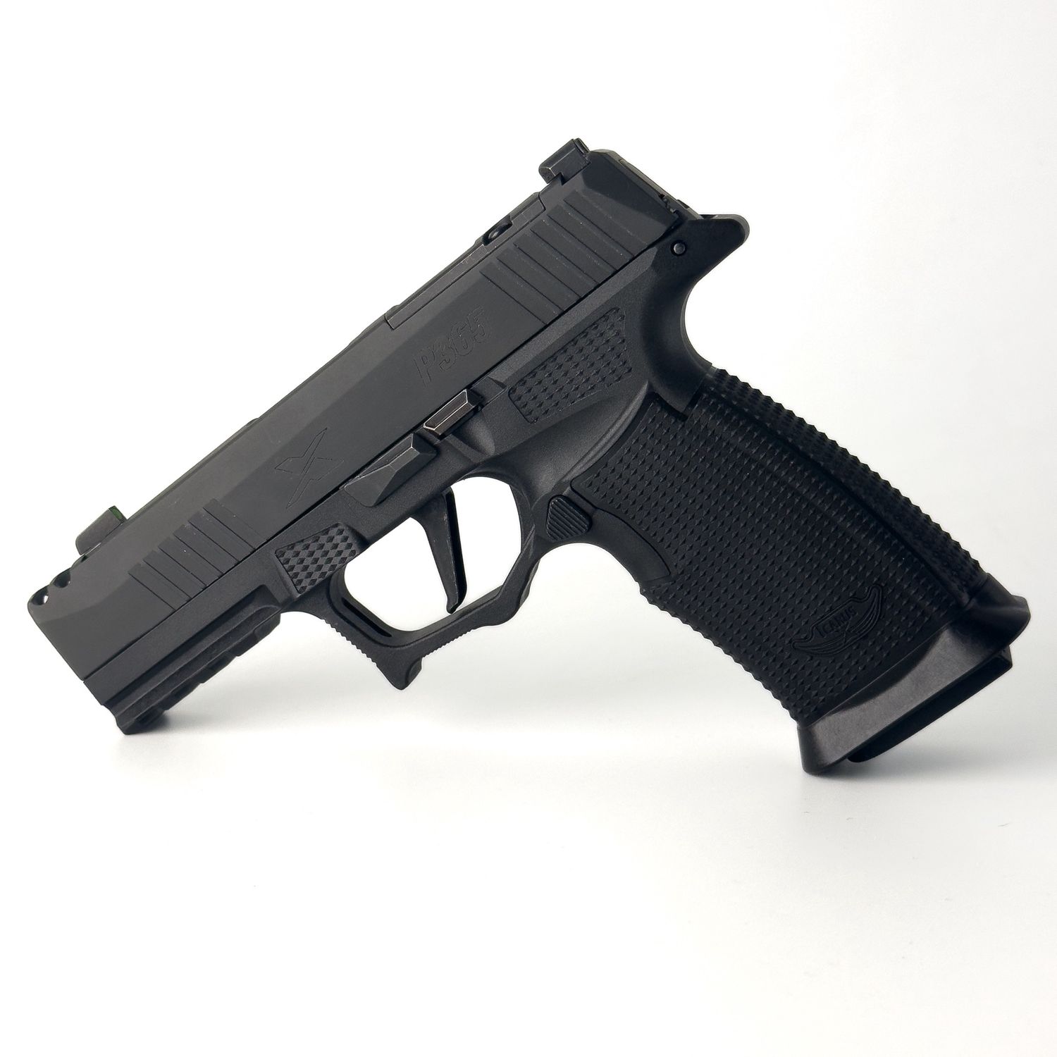 AIR Polymer &quot;XMACRO&quot; Grip Module, FCU TYPE: Non Safety FCU, Material/Color: BLACK Reinforced Polymer ONLY, Thumb Ledge &quot;Style&quot;: Right Handed Operator