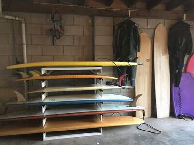 Horizontal 6 Surfboard rack