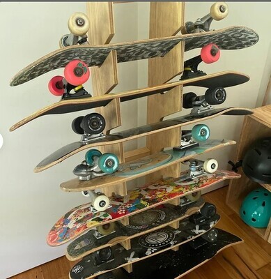 Skateboard Rack for 8 decks