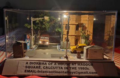 Maddox Square House diorama. (To order email-agneljoseph92@gmail.com)