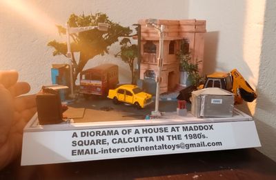 Maddox Square House diorama. (To order email-agneljoseph92@gmail.com)