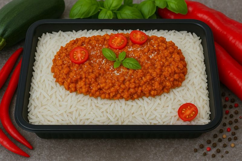 Herbed Chicken Ragu over Basmati