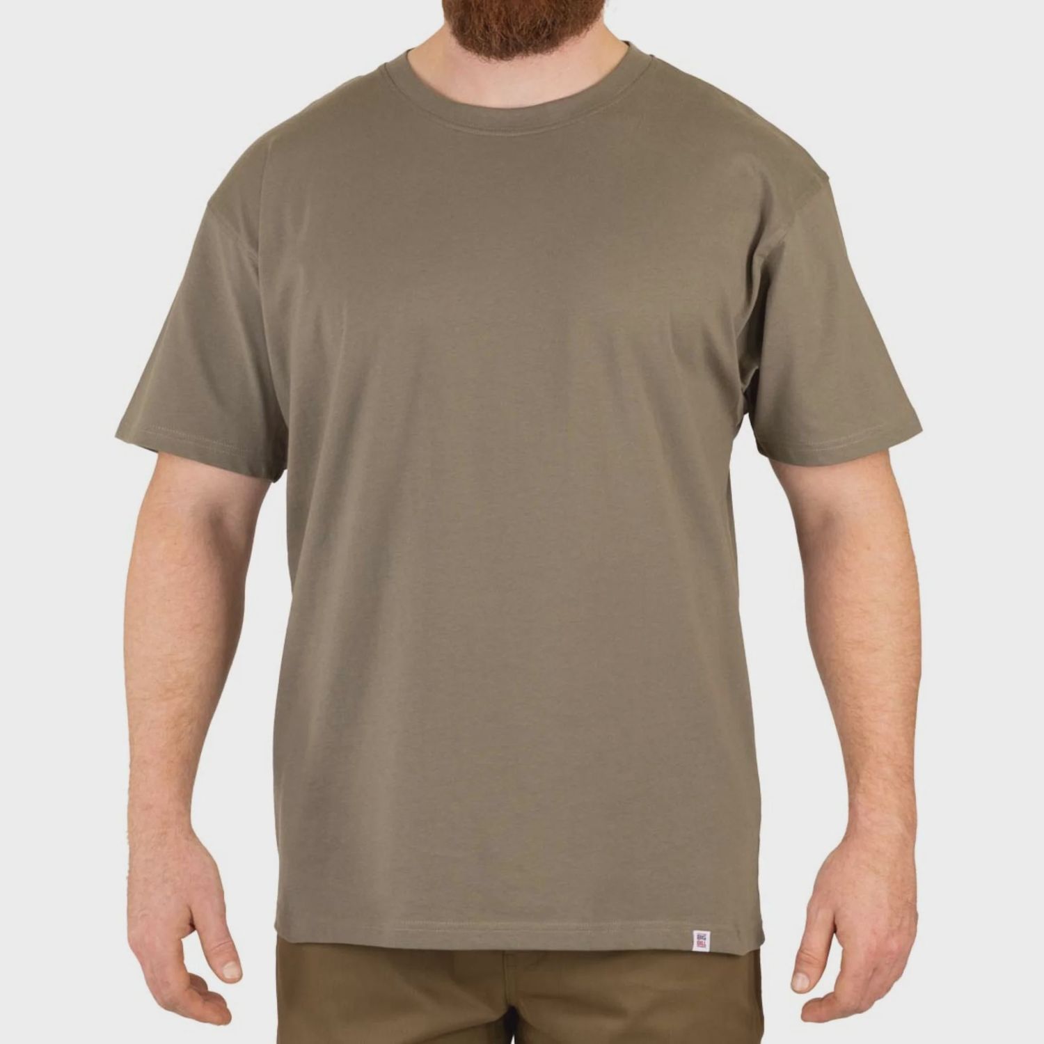 Big Bill Heavyweight Tee, Color: Military Green, Size: SM