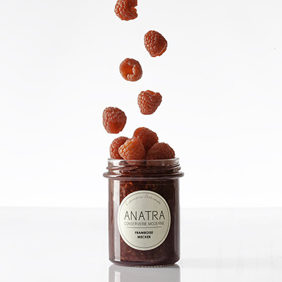 ANATRA - Confiture Framboise, pot verre 220 g