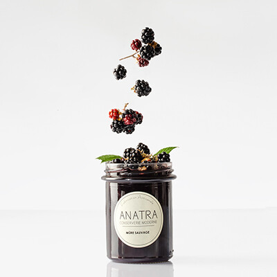 ANATRA - Confiture Mûre, pot verre 220 g