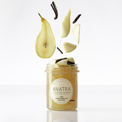 ANATRA - Confiture Poire Vanille, pot verre 220 g