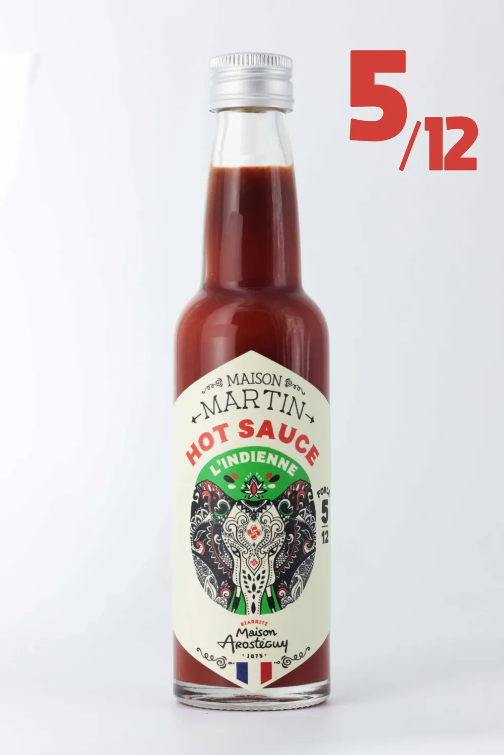 Sauce Indienne 5/12, 100 ml - FRANCE