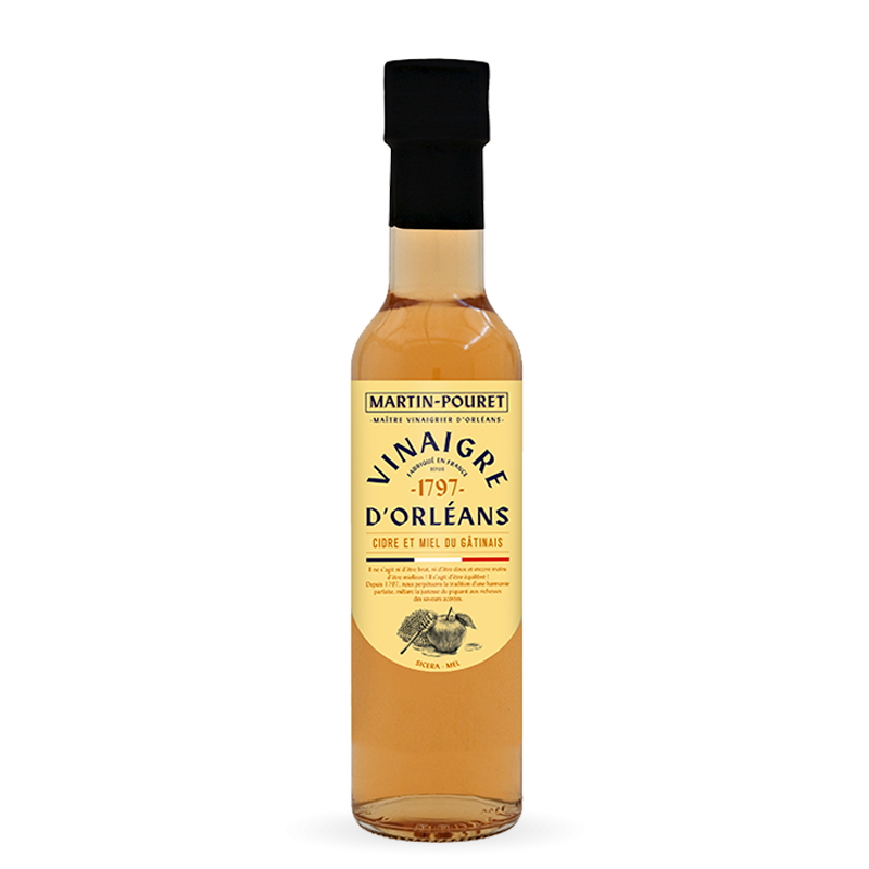 Vinaigre de Cidre de Normandie au Miel du Gâtinais - bouteille 25 cl - FRANCE