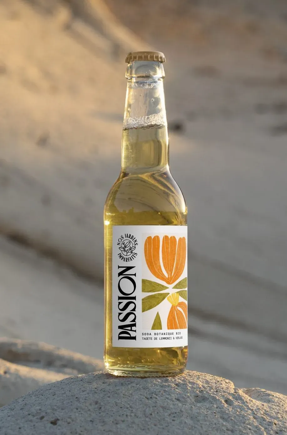 Soda PASSION Tajète &amp; verjus, bouteille 33 cl - FRANCE